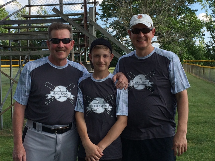 3 Generations Of Softball Players  T-Shirt Photo
