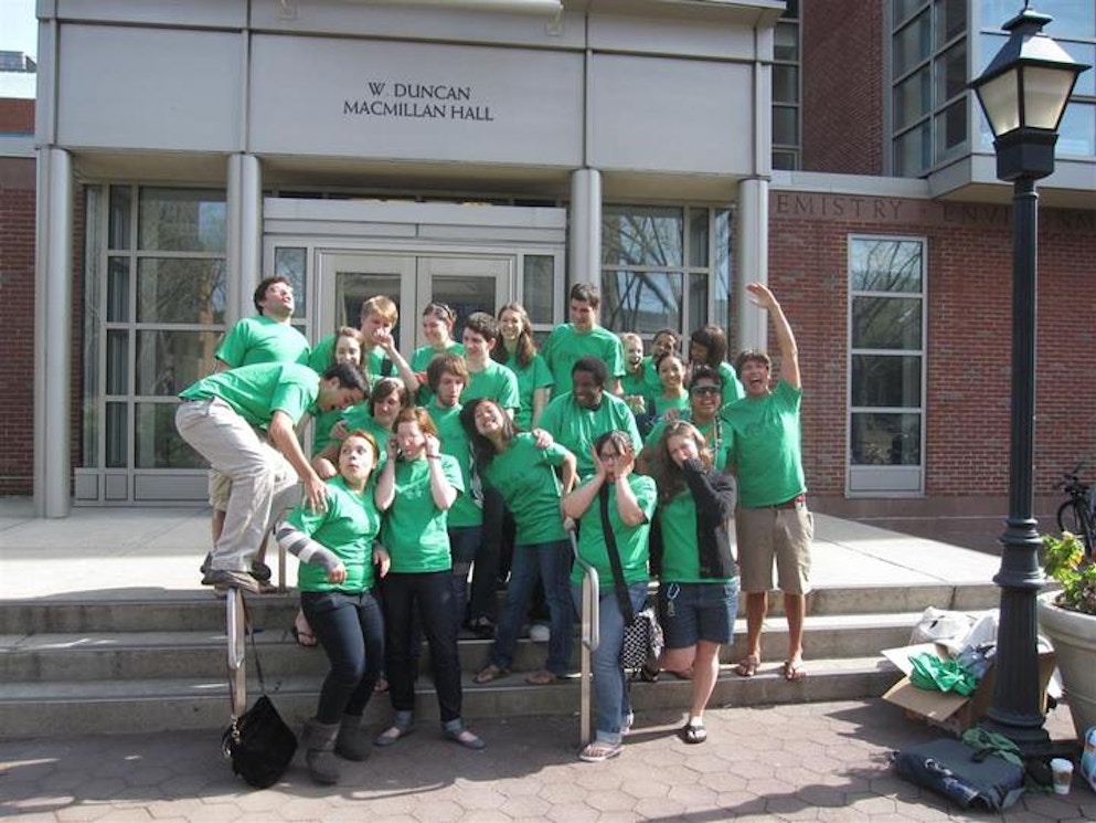 Goofing Off On Campus During An Envrionmental Workshops! T-Shirt Photo