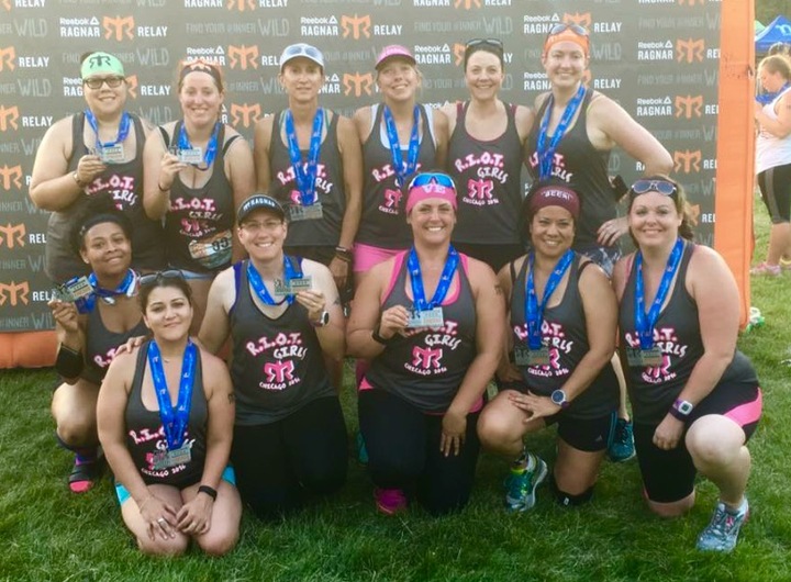 Riot Girls Ragnar Chicago 2016 T-Shirt Photo