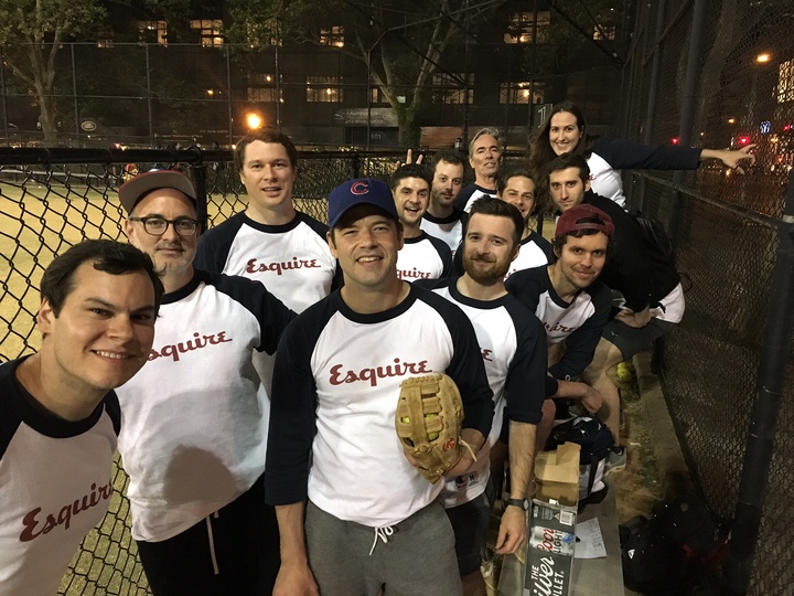Esquire Softball Team T-Shirt Photo