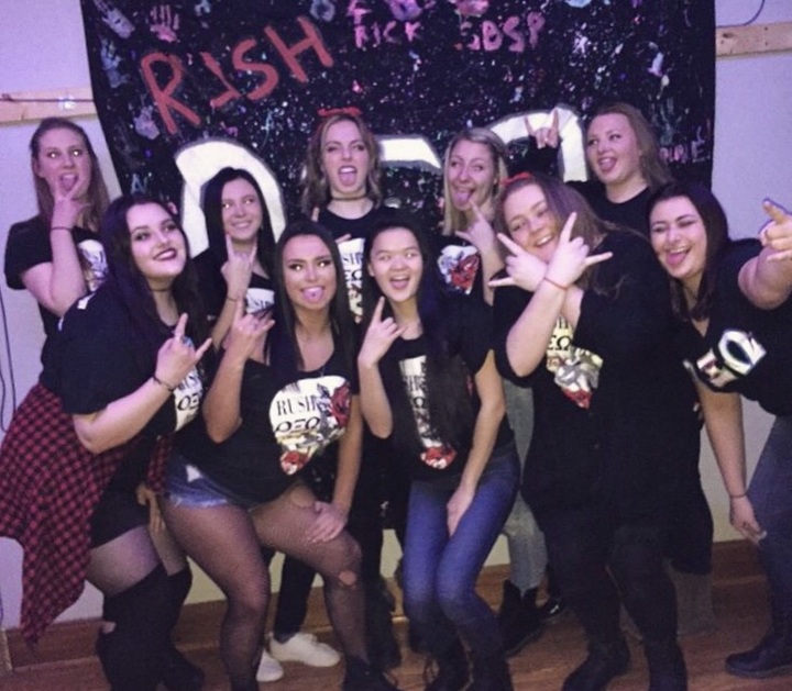 Omicron Xi Omega Recruitment T-Shirt Photo