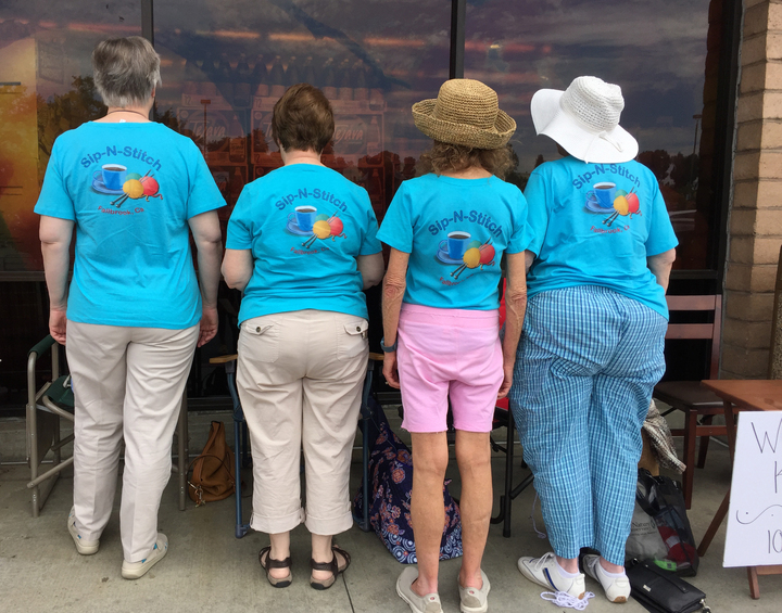 World Wide Knit In Public Day Event T-Shirt Photo