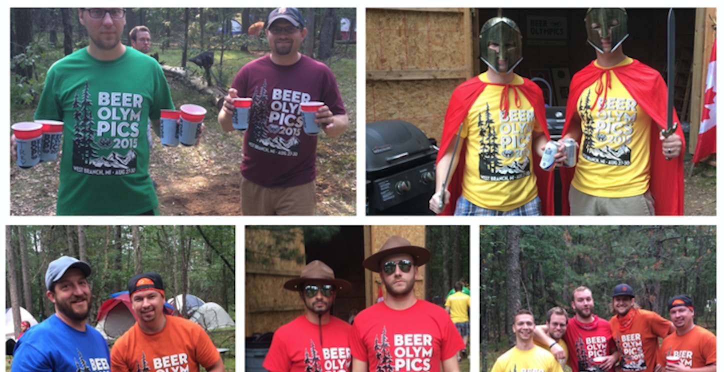 Picture of Ultimate Beer Olympics! Custom T-Shirt Design Ultimate Beer Olympics! T-Shirt Photo