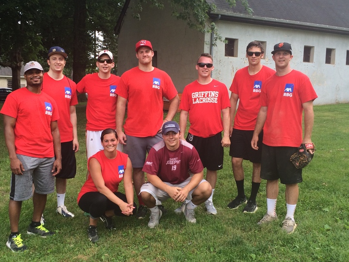 Axa Rbg Softball Team T-Shirt Photo