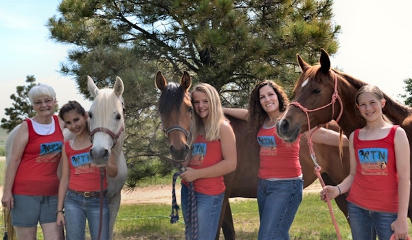 Camp Kit'n'kaboodle Horsemanship And Art Camp...Here Are Our "Flying Leaders" Of 2016! T-Shirt Photo