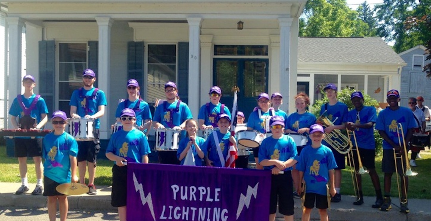 Purple Lightning  Band At Owego Strawberry Festival T-Shirt Photo