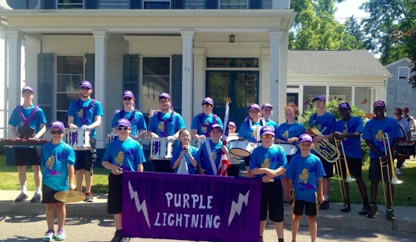 Purple Lightning  Band At Owego Strawberry Festival T-Shirt Photo