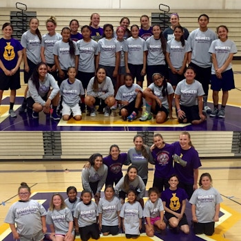 Righetti Girls Basketball Clinic T-Shirt Photo