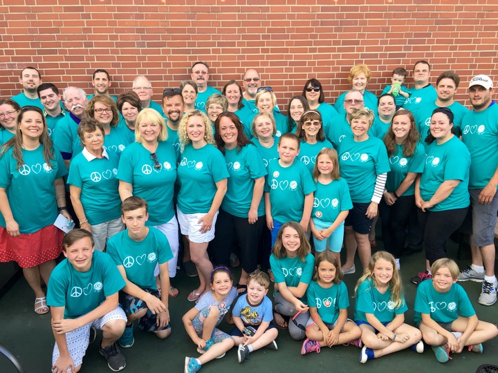 Art In The Park Volunteers   Plymouth, Michigan T-Shirt Photo