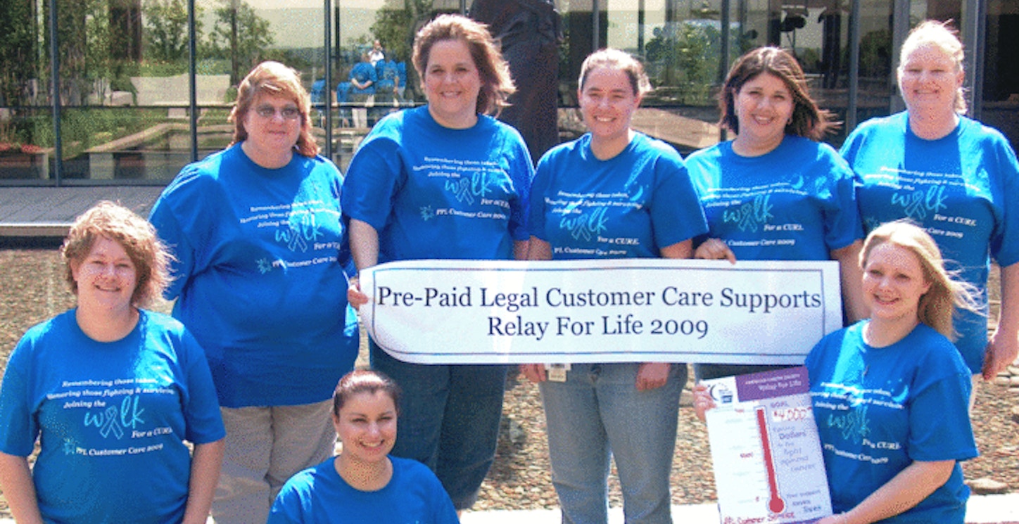Picture of Ppl Customer Care Supports Relay For Life Custom T-Shirt Design Ppl Customer Care Supports Relay For Life T-Shirt Photo