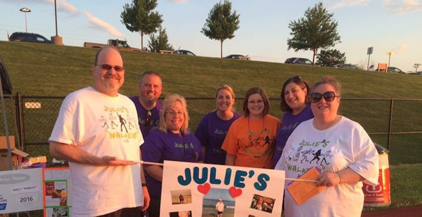 Julie's "Walkers"   Relay For Life Team T-Shirt Photo