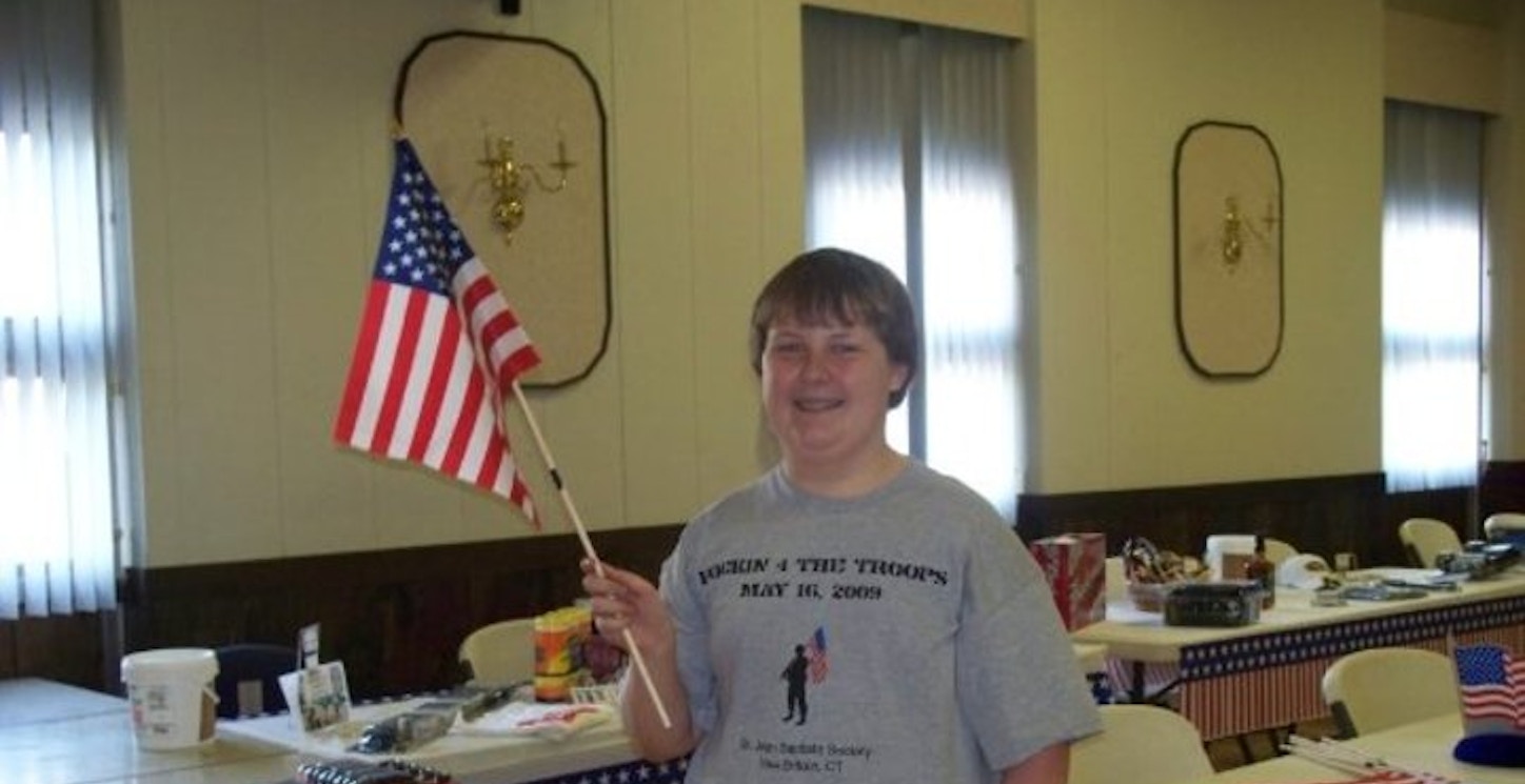 My Son Showing His Love For The Troops T-Shirt Photo
