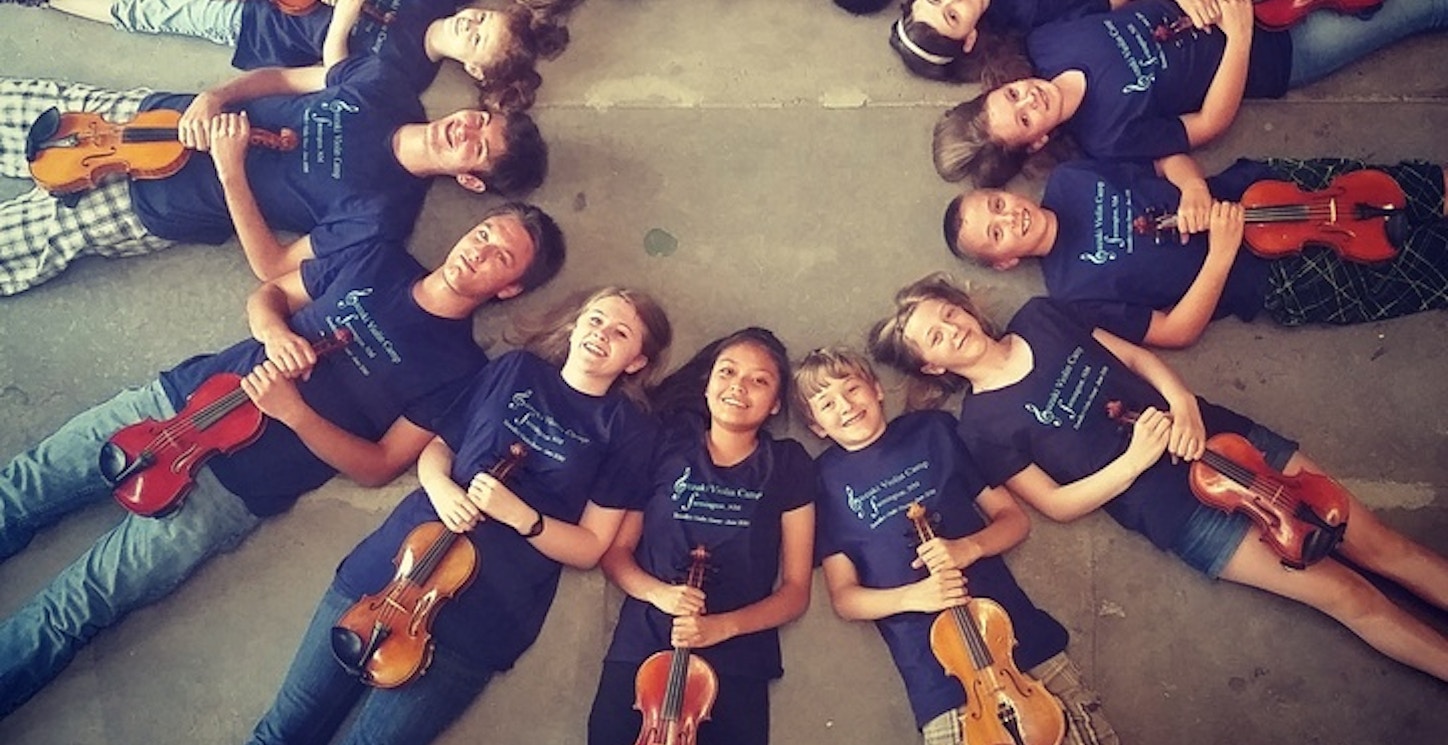 Picture of Farmington Suzuki Violin Camp Custom T-Shirt Design Farmington Suzuki Violin Camp T-Shirt Photo