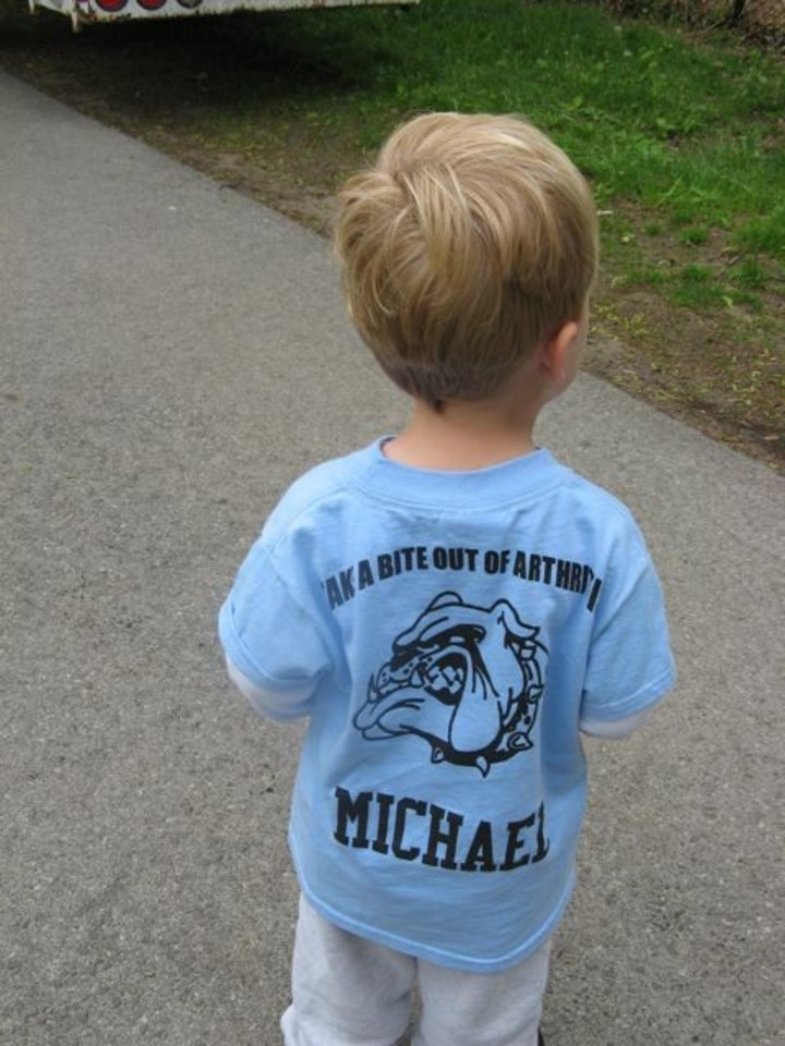 Taking A Bite Out Of Arthritis T-Shirt Photo