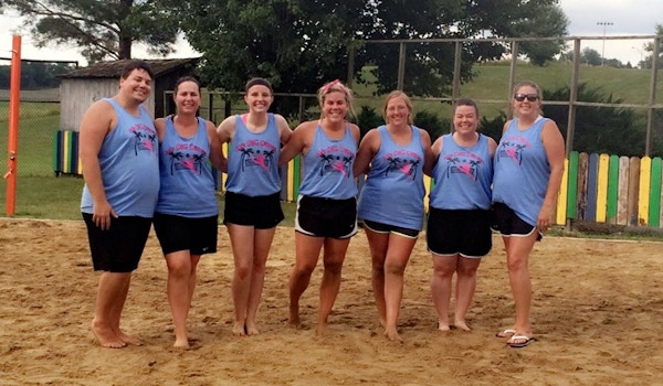 Adult Co Ed Sand Volleyball League T-Shirt Photo