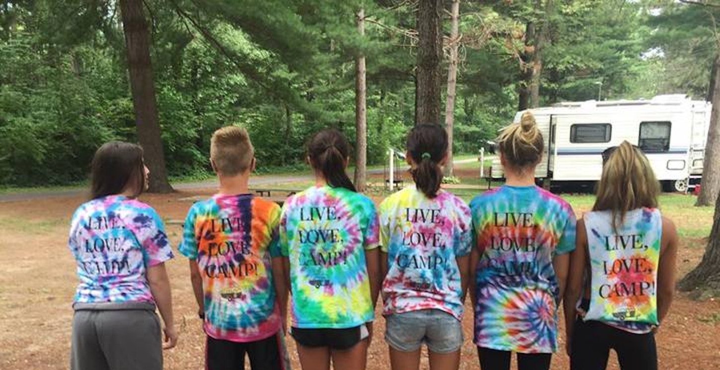 Live, Love, Camp T-Shirt Photo