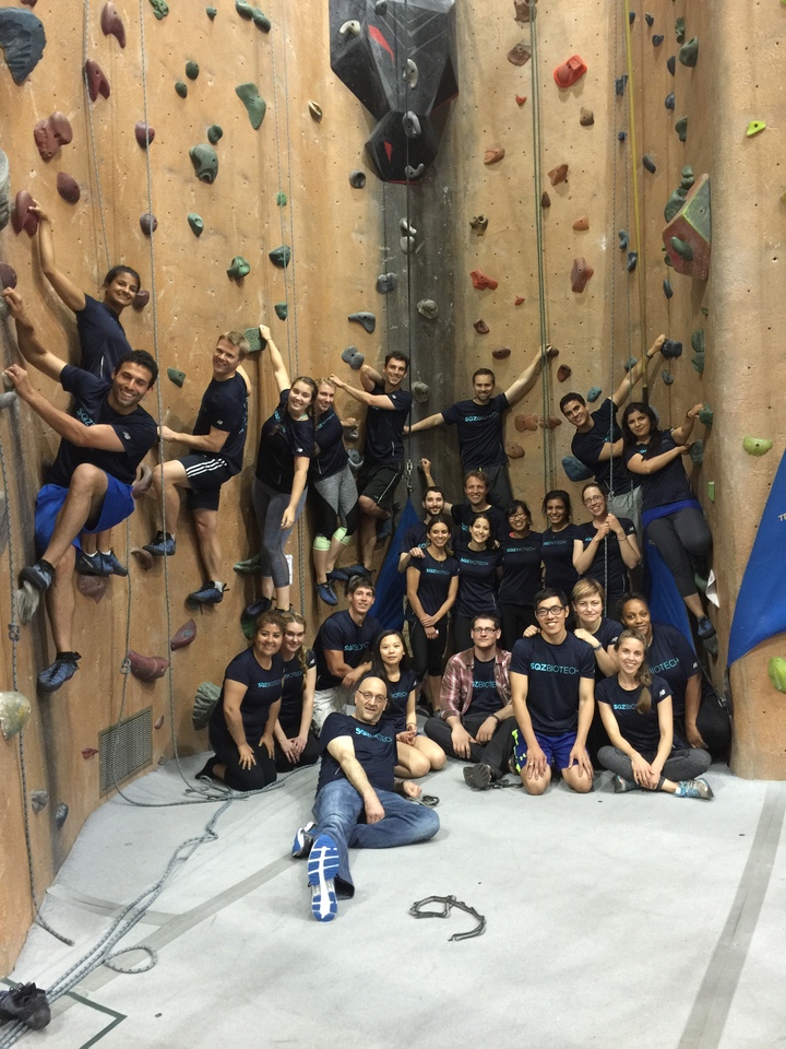 Sqz Biotech Squeezes Together! T-Shirt Photo