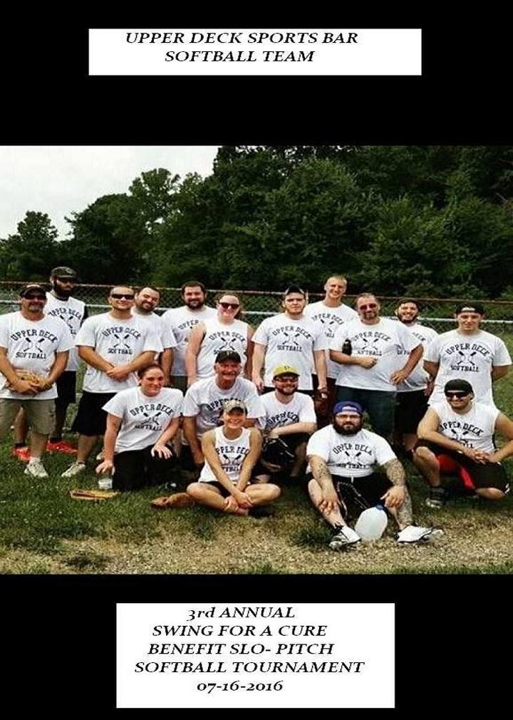 Upper Deck Sports Bar Softball Team T-Shirt Photo