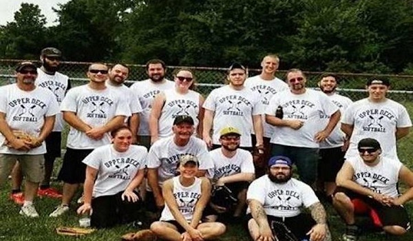 Picture of Upper Deck Sports Bar Softball Team Custom T-Shirt Design Upper Deck Sports Bar Softball Team T-Shirt Photo