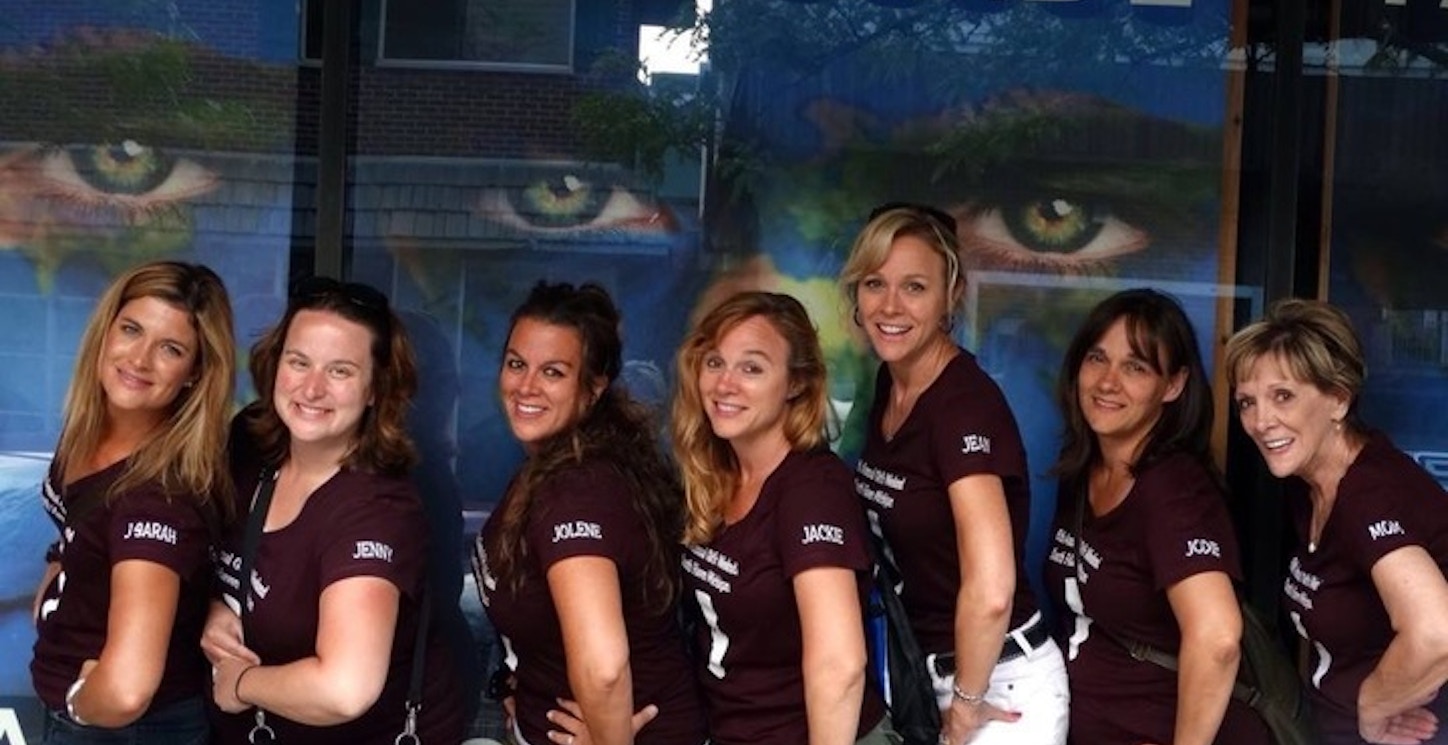 Picture of Girls And Mom Weekend Of Fun. Custom T-Shirt Design Girls And Mom Weekend Of Fun. T-Shirt Photo