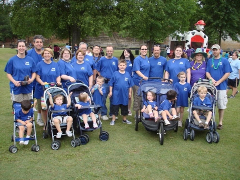Team Jigsaw Strides For Autism T-Shirt Photo