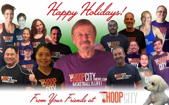 Hoop City News Christmas Card T-Shirt Photo
