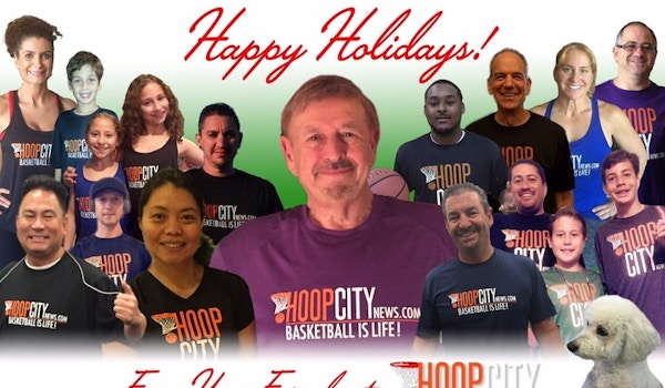 Hoop City News Christmas Card T-Shirt Photo