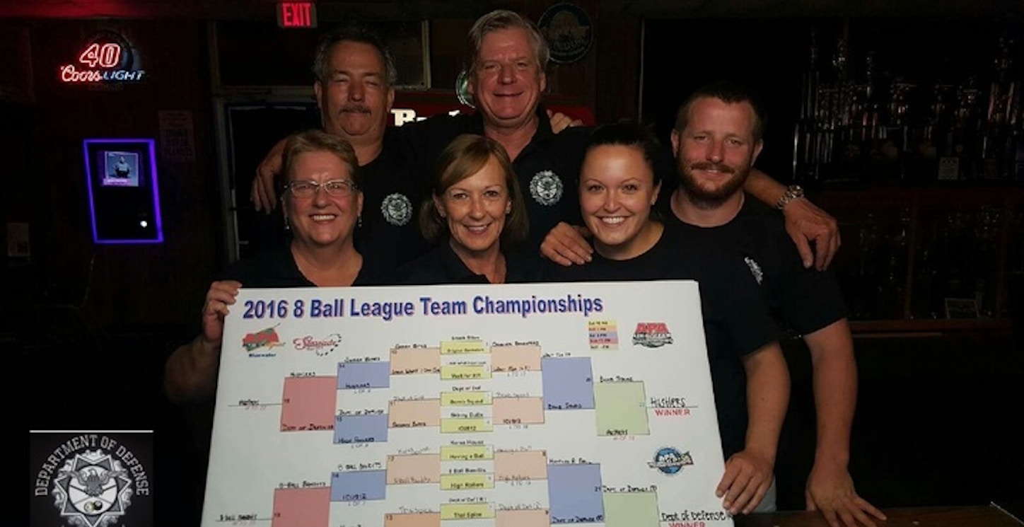 Picture of D.O.D. 8 Ball Champs Custom T-Shirt Design D.O.D. 8 Ball Champs T-Shirt Photo