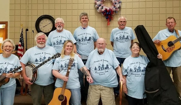 Friends And Family Bluegrass Jam T-Shirt Photo