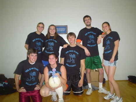 Isr Intramural Volleyball Team, Including Grover Of Course! T-Shirt Photo