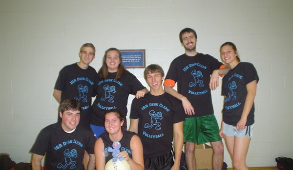 Isr Intramural Volleyball Team, Including Grover Of Course! T-Shirt Photo
