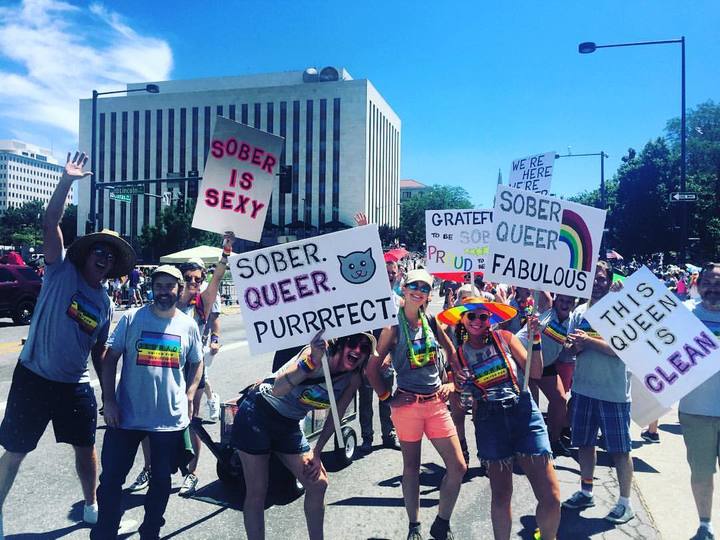 Pride 2016   Colorado United For Addiction Recovery T-Shirt Photo