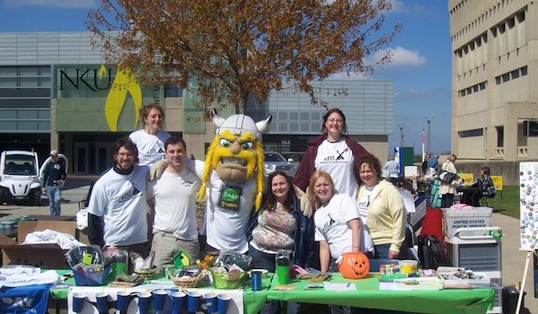 Victor Green With Ecos Members At Nku Earth Day T-Shirt Photo