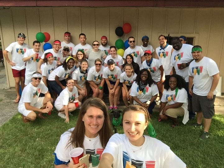 2016 Summer Opening Ceremony Office Olympics T-Shirt Photo