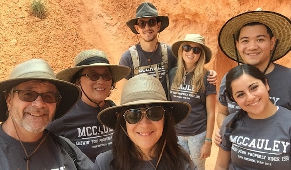 Showin Our Mccauley Family Pride On Our Vacation To Utah This Year. T-Shirt Photo