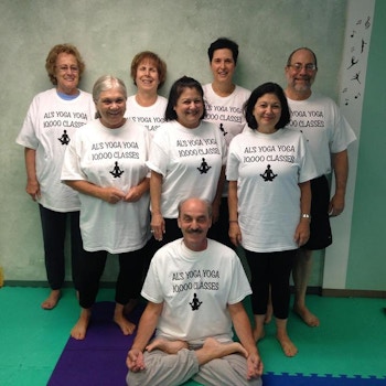 10,000 Yoga Class T-Shirt Photo