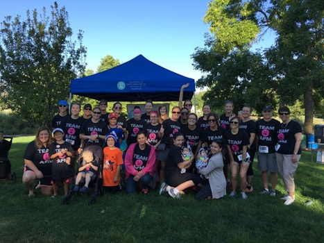 Team Afm At The 2016 Run For Hope 5k T-Shirt Photo