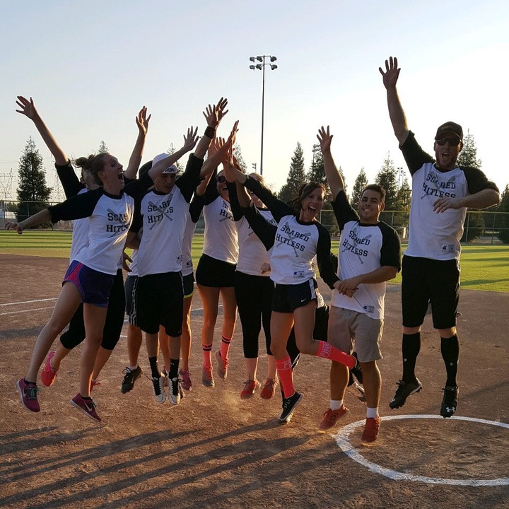 Scared Hitless Softball T-Shirt Photo