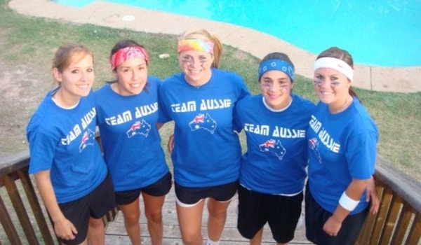 Picture of Team Aussie Custom T-Shirt Design Team Aussie T-Shirt Photo