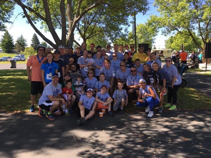 Team Rumpshakers Fighting Colon Cancer One Rump At A Time.  T-Shirt Photo