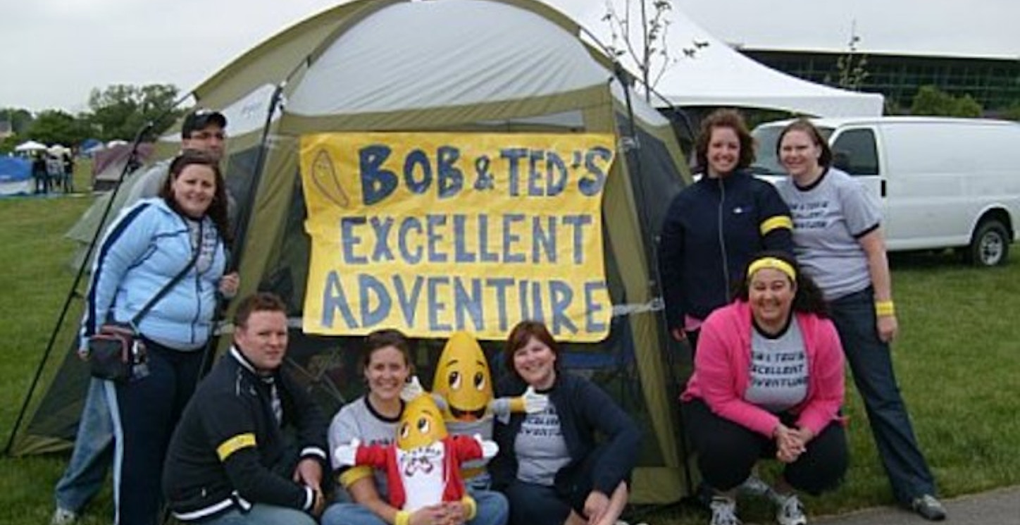 Picture of Bob & Ted's Excellent Adventure Relay Team Custom T-Shirt Design Bob & Ted's Excellent Adventure Relay Team T-Shirt Photo