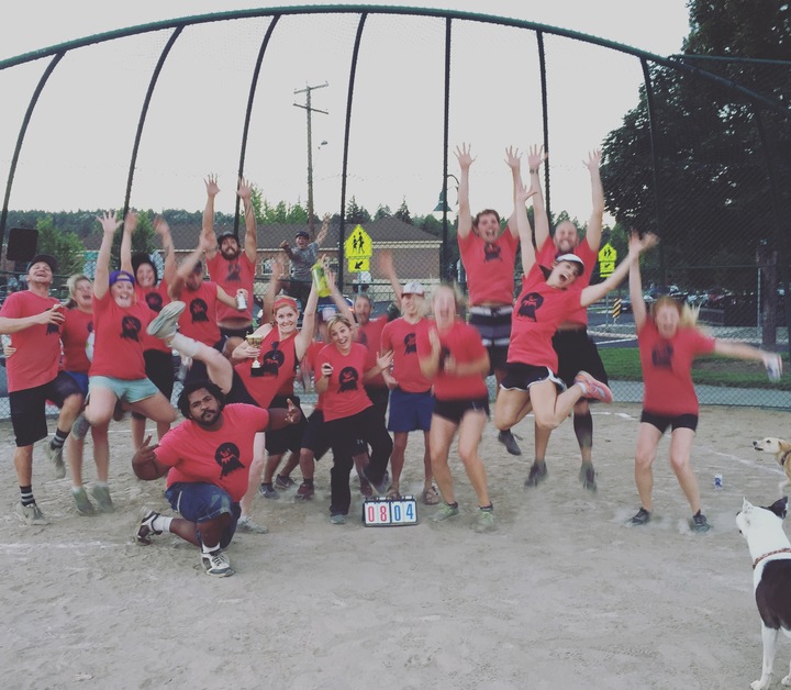 Co Ed Adult Rec League Champions 2016 T-Shirt Photo