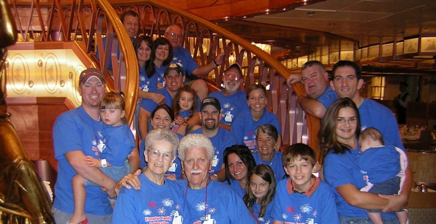 Picture of Family Cruise Celebrating 60 Years Of Marriage! Custom T-Shirt Design Family Cruise Celebrating 60 Years Of Marriage! T-Shirt Photo