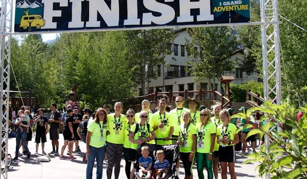 Death By Distance Gt Relay Finish Line T-Shirt Photo