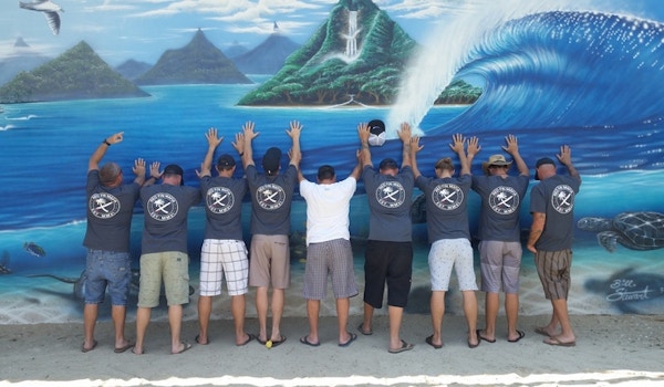 Surf's Up, Hands Up! T-Shirt Photo