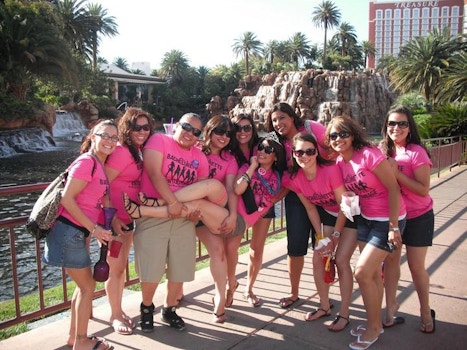 Ale's Bachelorette Entourage In Las Vegas! T-Shirt Photo