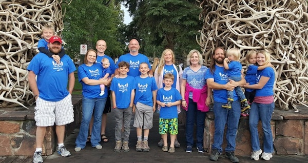 The Whole Gang And The Antler's Arch T-Shirt Photo