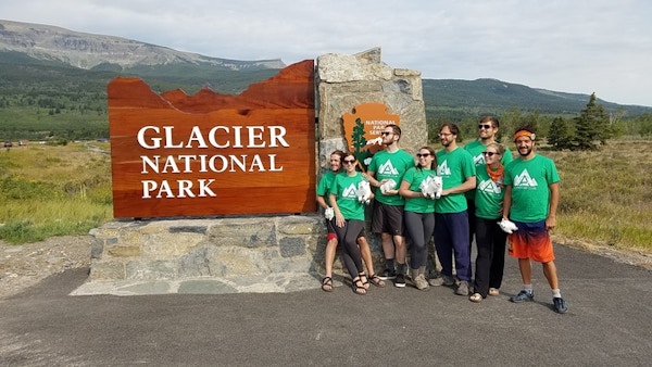 Adventure Club Friendstrip 2016   Glacier National Park T-Shirt Photo