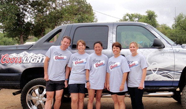 Picture of Team Race For The Coors Custom T-Shirt Design Team Race For The Coors T-Shirt Photo