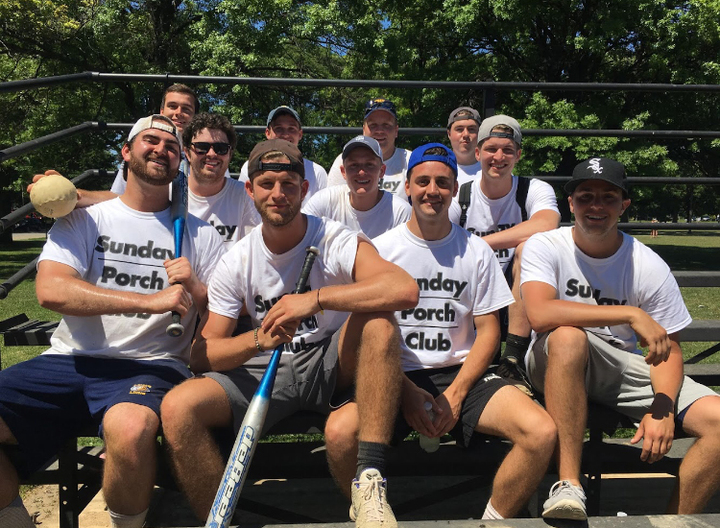 Sunday Porch Club Softball T-Shirt Photo